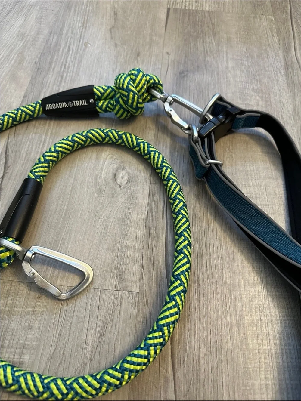 XL Arcadia Trail Harness and Waist Leash Matching Set